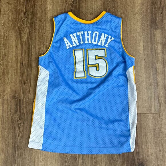Vintage Nike Carmelo Anthony Denver Nuggets Jersey YOUTH Large Swingman - Picture 9 of 10